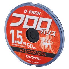 [ダイワ(Daiwa)] D-FRON フロロハリス 40m ナチュラル 5号