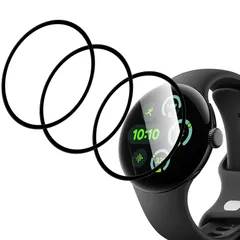 対応 Google Pixel Watch 3 41mm 用の フィルム Eguoer【3枚セット 】 Pixel Watch 3 41mm ガラスフィルム ?9H 表面硬度 保護フィルム 液晶 強化ガラス 液晶保護フィルム 硬度9H 飛散防止 指紋防止 気泡