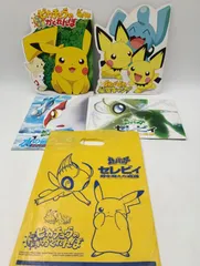 【K-1506】ポケモン映画パンフレット4種劇場版ポケットモンスター 時を超えた遭遇 セレビィ 水の都の護神 ラティアスとラティオス  ピカチュウのドキドキかくれんぼ  PIKACHU THE MOVIE ピカピカ星空キャンプ イラスト集・目立 セレビィ袋付き