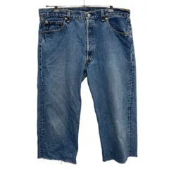 Levi's 501 デニムパンツ W36 インディゴブルー リーバイス ボタンフライ アメリカ製 コットン100% ジーンズ 2509-593