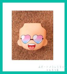 GOOD SMILE COMPANY グッズマ ねんどろいど 顔 パーツ ねんどろいどもあ とりかえっこ フェイス 04 [ パリピ顔 ] ハートサングラス 新品未使用 内袋未開封 表情 パーツ 単品 1個 外箱付き