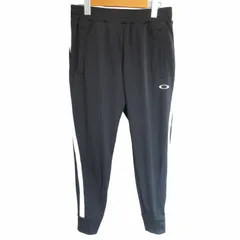 オークリー OAKLEY ENHANCE MULTI KNIT PANTS 1.7 スウェットパンツ ジャージパンツ イージーパンツ ロゴプリント トレーニング ゴムウエスト FOA402950 黒 ブラック 白 Sサイズ 0515のサムネイル
