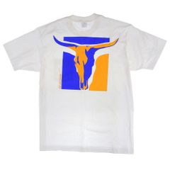 0080 90年代 　XL 　激レア柄　マルボロ　ブルスカル　青黄　 anvil　アンビル marlboro