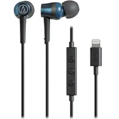 オーディオテクニカ ATH-CKD3Li BL(ブルー) Lightning用イヤホン
