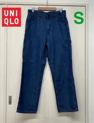 UNIQLOメンズ　デニムワークパンツ（ブルー）Ｓ （商品番号：321-455498