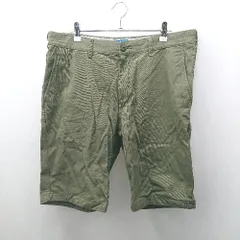 ◇ ⊂ BEAMS ビームス 無地 ショートパンツ サイズXL ダークグリーン系 メンズ E  【1506300032509】