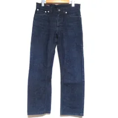 HERMES 　　エルメス　　デニム　　ジーンズ　　　サイズ＝42　 [相応に美品です。。。] HERMES (エルメス) ボタンフライデニムパンツ インディゴ サイズ:42