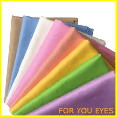 【在庫処分】8枚 無地 ハギレ 布セット パッチワーク 布地 綿 カットクロス DIY 手芸・ハンドメイド用品 56×46cm 8色セット