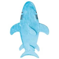 【特価商品】大人用 寝袋 穿く毛布 H170×100cm 着る毛布 ホオジロザメ かわいい ふわふわ マーメイドブランケット おしゃれ 防寒グッズ 丸眞 0295066200のサムネイル