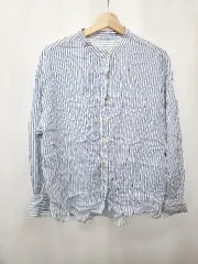 ◇ Θ φ CIAOPANIC TYPY チャオパニックティピー ストライプ柄 長袖 シャツ サイズF ブルー ホワイト レディース E  【1503040003677】