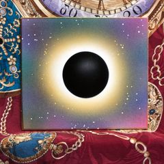 宇宙銀河系太陽エネルギー　黒丸ブラックホール天之御中主神　瞑想用高波動絵画