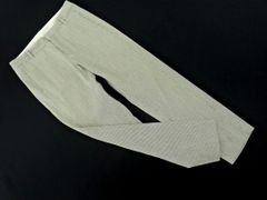 URBAN RESEARCH DOORS アーバンリサーチドアーズ ストライプ クロップド パンツ size36/黒 ■◇ レディース