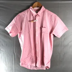 ラコステ LACOSTE シャツ 半袖 ギンガムチェック ロゴマーク ピンク系 4サイズ 2025090500061