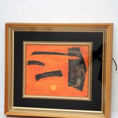 戸田圭介 絵画 兜屋画廊シール パステル 高級額縁 インテリア - メルカリ