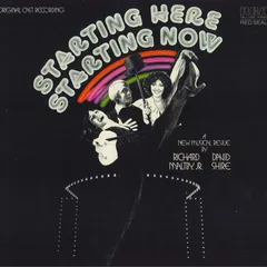 米LP Richard Maltby Jr., David Shire Starting Here Starting Now ABL12360 RCA RED SEAL /00260