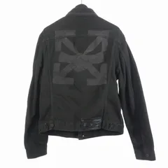 オフホワイト OFF WHITE アグリゲーション アロー デニムジャケット L ブラック 黒 OMYE054F20DEN002のサムネイル