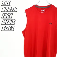 【US古着】THE NORTH FACE　ザノースフェイス　タンクトップ　メンズ　サイズ表記L　オレンジ