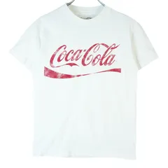 コカ・コーラCoca Cola半袖TシャツアドバタイジングT公式オフィシャル企業系ホワイト白レッド赤vintageヴィンテージ40212