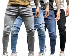 メンズデニムパンツ スキニーパンツ ロングパンツ ズボン ジーンズ ジーパン Gパン ボトムス 伸縮性 スリム タイト ブリーチ加工 ワンウォッシュ ストリート細身#ecbea20871