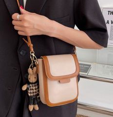 美品 ザッチェルズ シュガーキューブ ハーモニー バイカラー 2way本革 