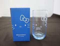 ●新品 未使用品 非売品｜ハローキティー ガラス タンブラー コップ｜サンリオ  HELLO KITTY｜  ローソン40周年■O2926