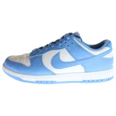 NIKE (ナイキ) DUNK LOW RETRO UNC UNIVERSITY BLUE ダンク レトロ ノースカロライナ ローカットスニーカー ホワイト/ブルー US8.5/26.5cm DD1391-102