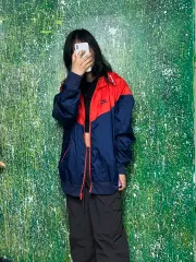 Nike(ナイキ） ウインドランナー ランニング ウインドブレーカー レッド トラックジャケット XXL