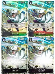 ONE PIECE CARD GAME ヘルメッポ SRパラレル 4枚のサムネイル