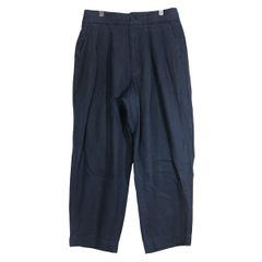 ENGINEERED GARMENTS エンジニアド ガーメンツ BONTAN PANT - LINEN TWILL ボンタン パンツ リネン ツイル ネイビー ワイド スラックス ボトムス サイズS maykのサムネイル