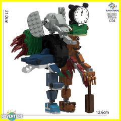 Tung Tung Tung Sahur 툰툰툰 사푸르 레고 호환 블록 장난감 교육 장난감 크리스마스 어린이 선물 LEGO 선물 Itarian Brainrot 이탈리아 브레인 밈 밈 tslb014