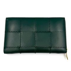 ボッテガヴェネタ ラウンドファスナー 財布 長財布 グリーン メンズ BOTTEGAVENETA