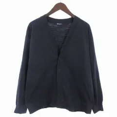 オーチバル ORCIVAL オーシバル 22AW M SLUB JERSEY V NECK CARDIGAN スラブ ジャージー Vネック カーディガン OR-C0152 ネイビー 4 M-L位のサムネイル