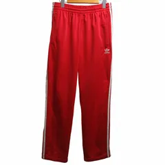 アディダスオリジナルス adidas originals トラックパンツ ジャージ スリーライン トレフォイル 赤 レッド XO XL相当 ■GY01のサムネイル