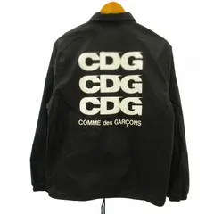 コムデギャルソン COMME des GARCONS CDG AD2019 コーチジャケット ナイロンジャケット バックプリント 黒 ブラック Sサイズ SZ-J004のサムネイル