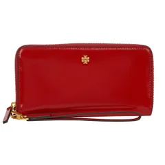 新品 トリーバーチ TORY BURCH 長財布 エマーソン トリーレッド