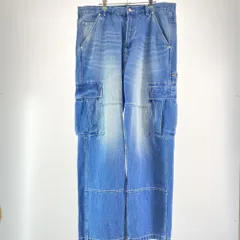【中古】PALACE SKATEBOARDS CARGO PANEL JEAN サイズ36 インディゴ パレス スケートボード カーゴパネル ジーンズ[17]のサムネイル