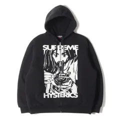 Supreme シュプリーム パーカー サイズ:XL 24AW HYSTERIC GLAMOUR サーマル付き ジップ スウェット パーカー (Thermal Lined Zip Up Hooded Sweatshirt) ブラック 黒 コラボ【メンズ】のサムネイル