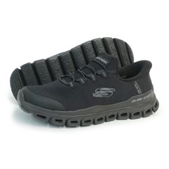 【新品】SKECHERS スケッチャーズ スリップインズ ハンズフリー スニーカー スリッポン グライドステップ ゼフィール 233011 BBK ブラック