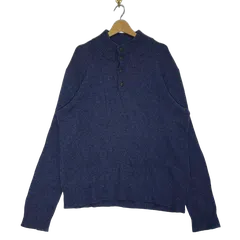 90's vintage 90年代 ヴィンテージ Polo by Ralph Lauren ポロバイラルフローレン ウール セーター ニット ハイネック 長袖 オーバーサイズ ビックシルエット CHINA製 XXLサイズ ネイビー ブルー