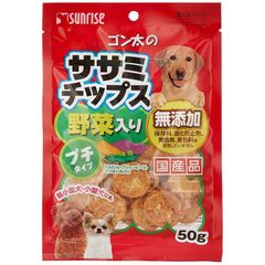 ゴン太 ゴン太のササミチップス野菜入 プチタイプ 50g