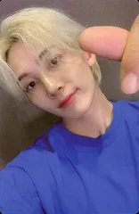 【中古】コレクションカード(男性) SEVENTEEN/JEONGHAN(ジョンハン)/衣装青・左手指ハート・裏面青/CD「3RD Album ： An Ode(Begin ver.)封入特典フォトカード