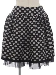 エムズグレイシー スカート アップルモチーフ フレア 総柄 ITFWVZ9GPX0C