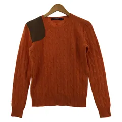 RALPH LAUREN SPORT ラルフローレンスポーツ ケーブル編みニット sizeS/オレンジ