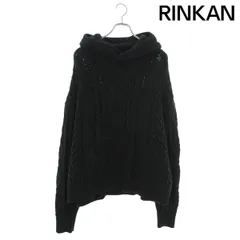 フォグ  CABLE KNIT HOODIE ケーブルニットパーカー メンズ Sのサムネイル