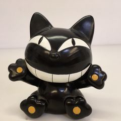 ソフビ 黒ねこ意匠 BLACK CAT ROBIN（乳白ブラック） - メルカリ