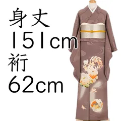 アンティーク着物　裾模様　牡丹