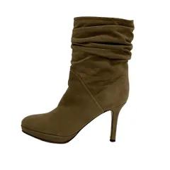 PELLICO(ペリーコ) ショートブーツ 35 レディース - ベージュ ギャザー/アウトソール張替済