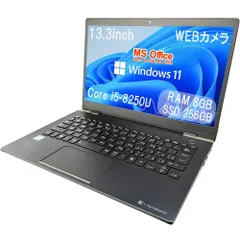 【特価セール】WEBカメラBluetoothwajunのWIFIHDMI 8GB i5-825U Core 219 H&B Office 256GB ProMS 11 Win 13.3型 SSD G83 ノートPC 芝 整備済み品東