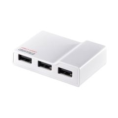 【新着商品】バッファロー BUFFALO PC/TV対応 4ポートセルフパワーハブ ホワイト BSH4A11WH