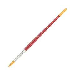 artgear 画筆 アクリル画 水彩画兼用 水彩筆(レッド) ｒR　丸筆 8号